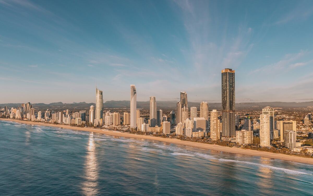 Gold Coast skyline at Surfers Paradise
